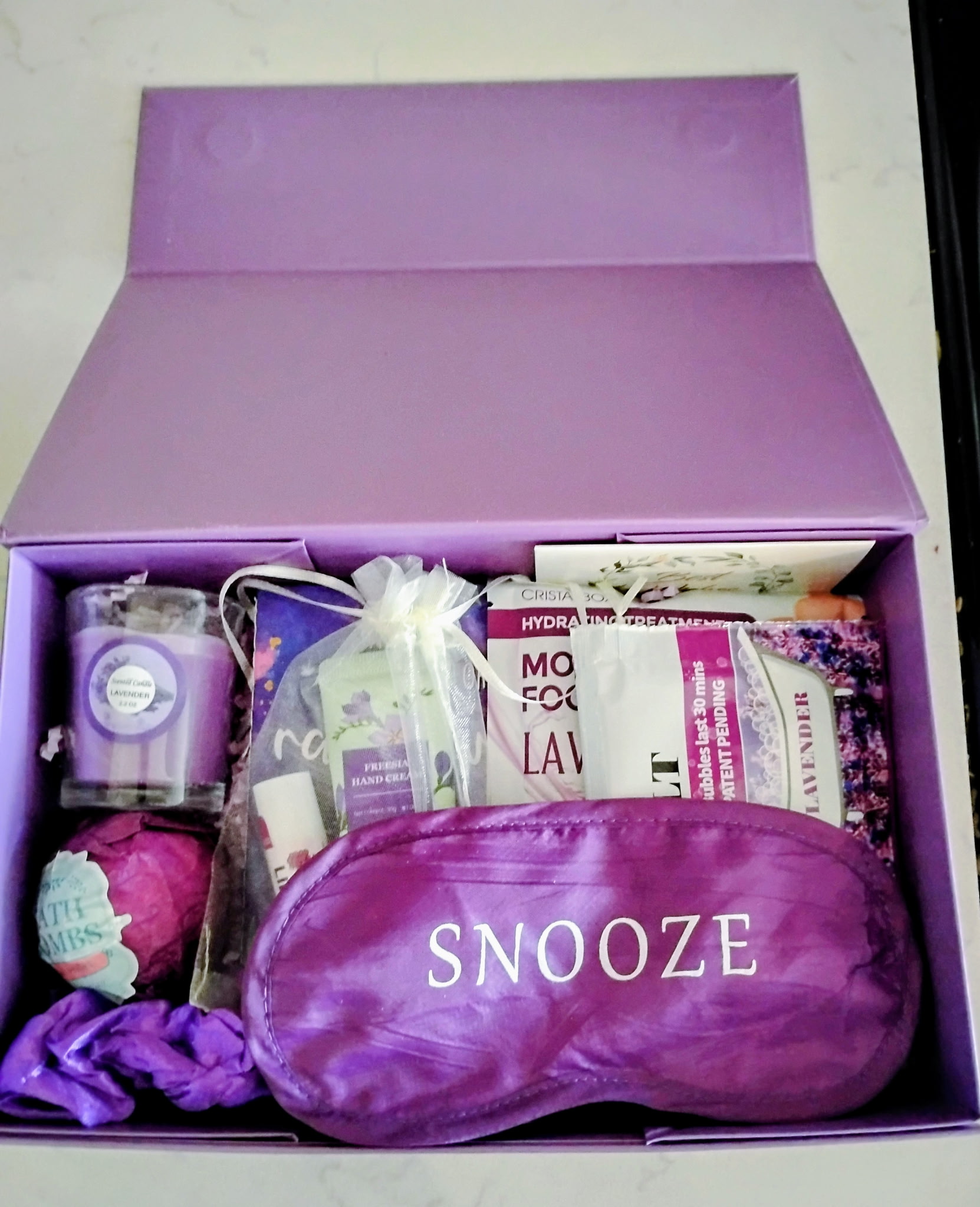 Purple Rain self-care box